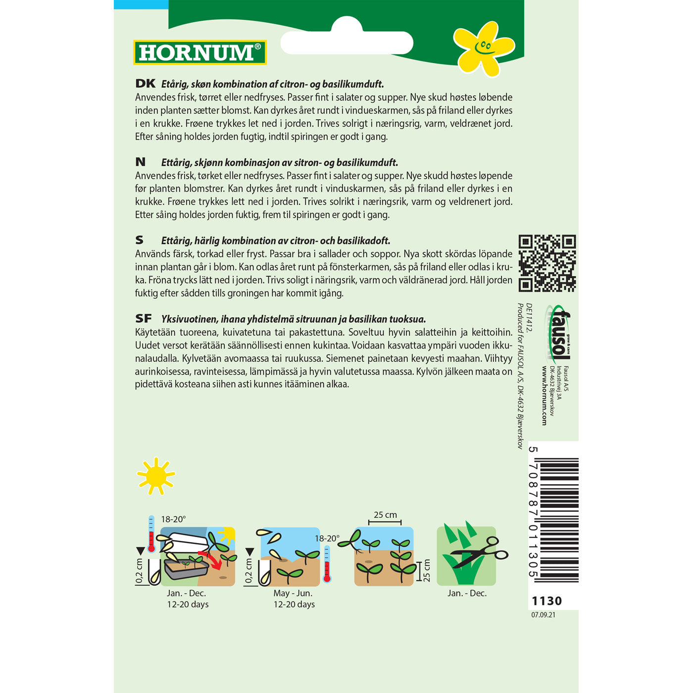 Basilikum Citronbasilikum Lemon