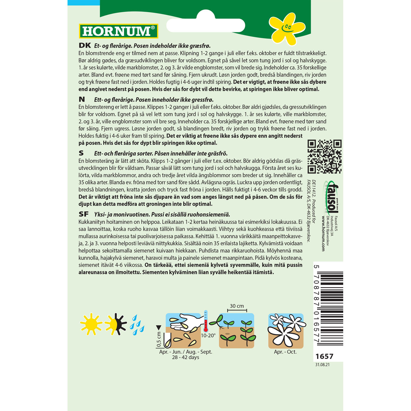 Blanding Blomstereng