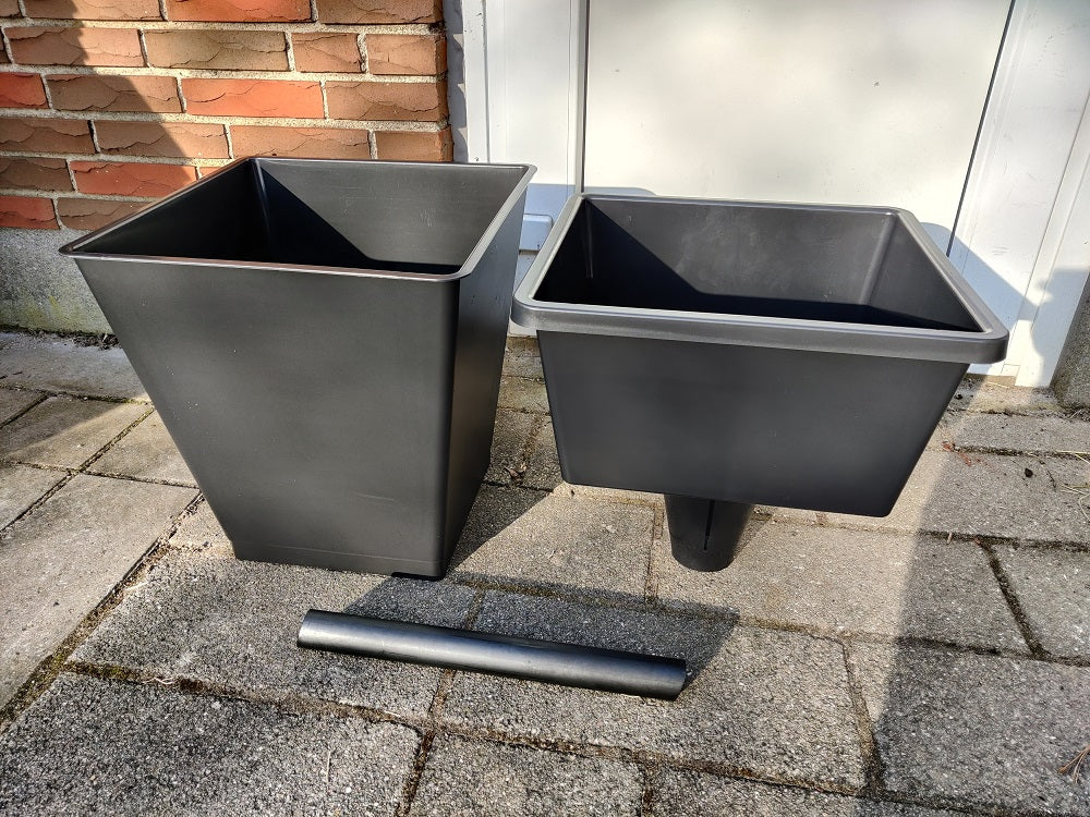 4 stk. ABC Planter 1, 25L selvvandingspotte