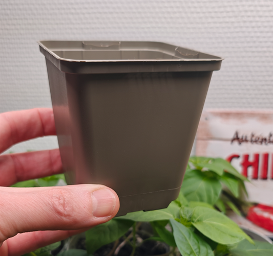 Firkantpotte 9x9x9,5 cm