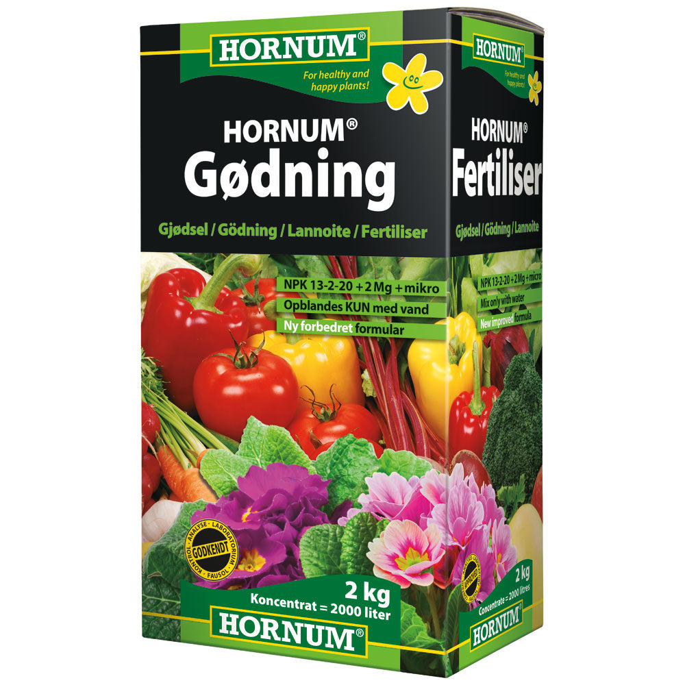 Hornum totalgødning, 2 kg